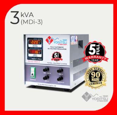 Yoritsu Digital 3 KVA 1 Phase Stabilizer Unit Only