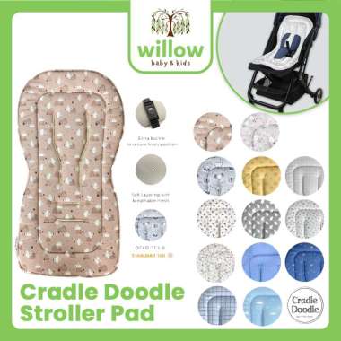 Alas Stroller - Cradle Doodle Stroller Pad Flowers