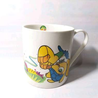 Gelas Mug Cangkir Maskot Piala Dunia World Cup Brazil Fuleco 2014 Toys