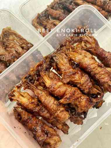 Beef Enoki Roll