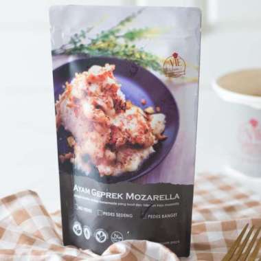 Ayam Geprek Mozarella Vakum Pack - No Pedas (NP)