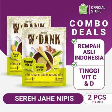Twin Pack - W'Dank Sereh Jahe Nipis 10 Sch