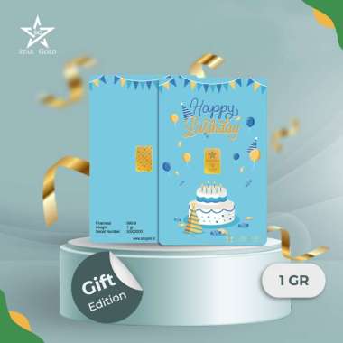 StarGold Logam Mulia Edisi Birthday 2 0.1 gram
