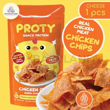 PROTY Chicken Chips Original | PROTY Chicken Chips Spicy | Keripik Daging Ayam Proty | Keripik Dagin