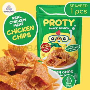 PROTY Chicken Chips Original | PROTY Chicken Chips Spicy | Keripik Daging Ayam Proty | Keripik Dagin