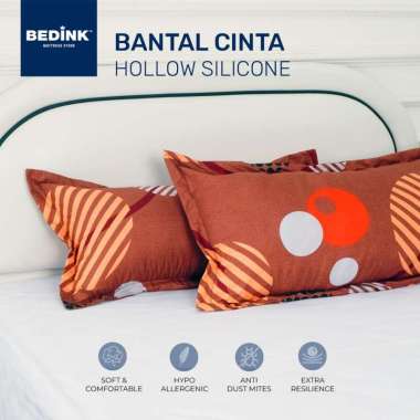 Bedink Bantal Cinta Hollow Silicon Premium