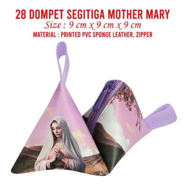Dompet Ketupat Seri Bunda Maria Mother Mary Virgin Mary Souvenir Kristen Katolik Kristiani 28 Ktp Ma