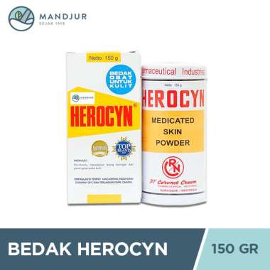 Bedak Herocyn 150 g - Bedak Untuk Kulit Gatal dan Biang Keringat