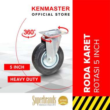 Xander Roda Karet Hitam 5 IN Hidup - RODA348