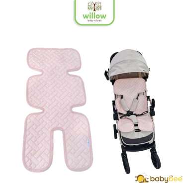 Alas Stroller - Babybee Stroller Cooling Pad Baby 75X35 Natural Latex Pink