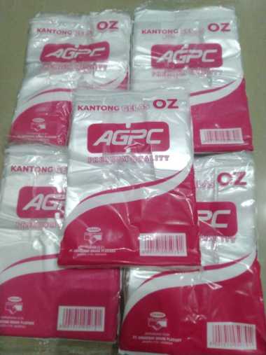 Kantong plastik kresek 1 cup transparan /bening 1 ikat isi 5 bungkus