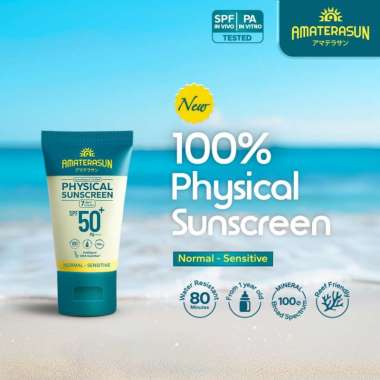 AMATERASUN Sunscreen ( Transparent / Cream / Serum / Body Sunscreen / Physical Sunscreen) Original P