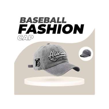 Goto Harley Cap Topi Baseball Casual Unisex Pria Wanita Dewasa HR001 BLACK