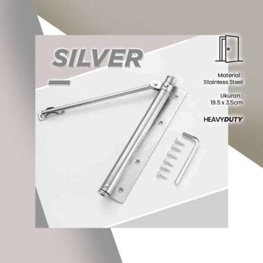 Goto Infinity Door Closer Penutup Pintu Otomatis Stainless Steel SILVER