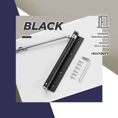 Goto Infinity Door Closer Penutup Pintu Otomatis Stainless Steel BLACK