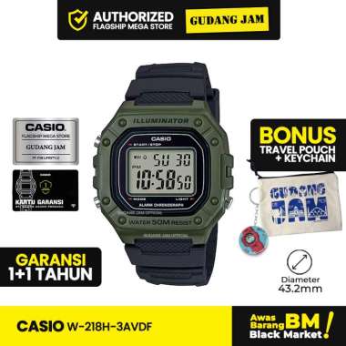 Casio General W-218H-3AVDF W-218H W-218 W218H W218
