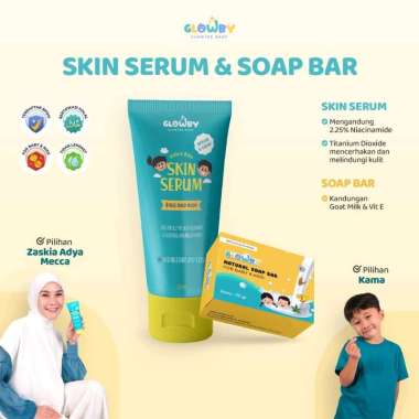 (Glowby X Jedar El ) Perfect Glowing Soap Bar and Skin Serum
