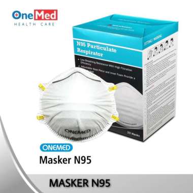 MASKER N95 ONEMED ISI 20 PCS PER BOX MEDICAL ONLINE n95-om