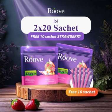 Roove Strawberry Collagen Drink 50 Sachet
