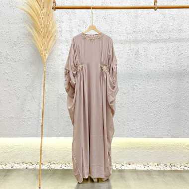 Lausboutique Kaftan Eliya-Kaftan Lebaran-Kaftan Ramadhan Wanita XS Mocca