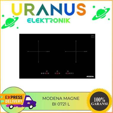 Modena Kompor Listrik Tanam Induksi BI 0721 L BI0721L 0721L - 2 tungku