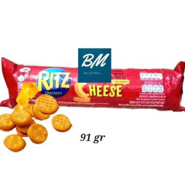 RITZ Cheese Sandwich 91 gr Biskuit Keju
