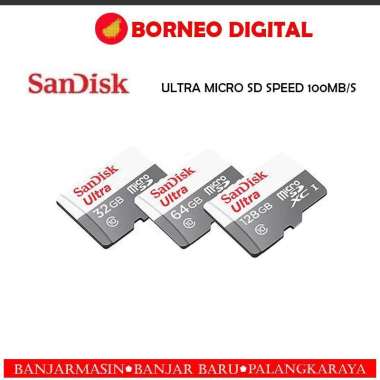 SANDISK ULTRA MICRO SPEED 100MB/S MEMORI HP, MEMORI KAMERA 128 GB