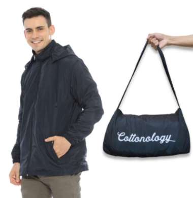 Cottonology Jaket Tas Multifungsi Navy L