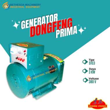 Dongfeng Mesin Generator STC 3 Prima alternator 3000 Watt 3 Phase