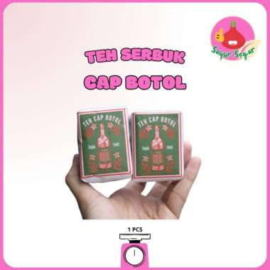 Sayur Segar - Teh Serbuk Hijau Melati Cap Botol 40 gr/ Tea