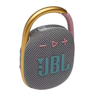 JBL Clip 4 - Water Resistant -Desain Ultra Portable - New Original Garansi Resmi grey