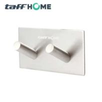TaffHOME Gantungan Dinding Kapstok Hook 2 Hanger - Solusi Praktis Gantung Barang, Desain Minimalis IH