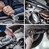 OLOEY Kunci Pas Dual Head Combination Ratchet Wrench Flexible - Memudahkan Pekerjaan Anda, Desain Fleksibel IH