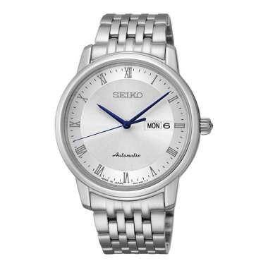 Jam Tangan Pria Seiko Presage SRP691J1 Automatic Silver Dial Stainless Steel Strap White-Silver