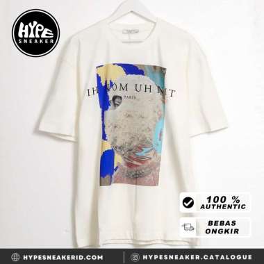 Kaos IH NOM UH NIT MASK PAINTING SQUARE BLUE WHITE Tshirt 100% ORIGINAL XXL