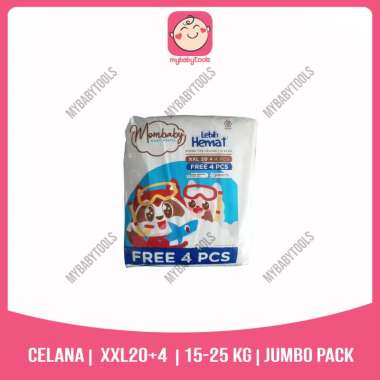 MOMBABY PANTS EKONOMIS M30 L28 XL24 S32 M30 L26 XL22 XXL 20 POPOK CELANA = XXL20+4