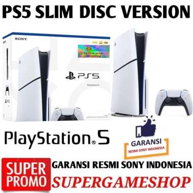 SUPERGAMESHOP - PS5 Slim Disc Version - PS5 Slim Digital Version PS5 Slim Console SONY INDO PS5 SLIM