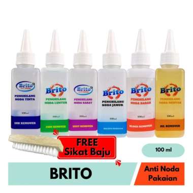 BRITO Anti Noda Pakaian Laundry 100 ml Anti Noda Tinta