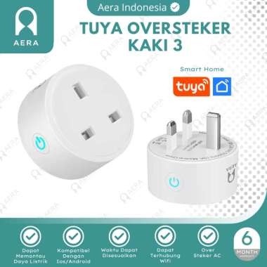 Colokan Tuya Steker Ac / Tuya Smart Plug / Oversteker Ac Kaki 3 Uk TUYA Smart Home Kaki 3 | Tuya Sma