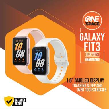 Samsung Galaxy Fit3 Smart Band Fit 3 Bluetooth Smartband Garansi Resmi Gray