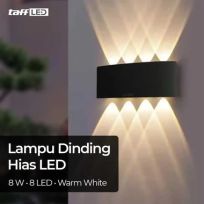 TaffLED Lampu Dinding Hias LED Indoor Plastic 8 W - Penerangan Hangat, Desain Elegan IH