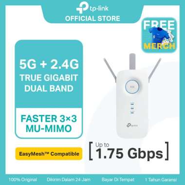 TP-LINK RE450 AC1750 Wifi Range Extender White