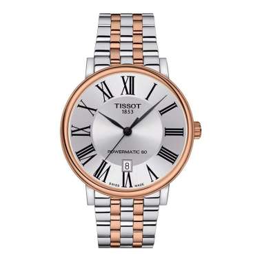 Jam Tangan Pria Tissot Carson Premium Powermatic 80 40mm T-Classic T122.407.22.033.00 Silver Dial St