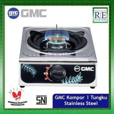 GMC Kompor Gas 1 Tungku Stainless 111 SNI Kompor Saja