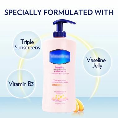 Vaseline hand body even tone 400 ml