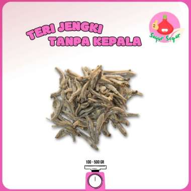 Ikan Teri Jengki Utuh Tanpa Kepala / Teri Jengki Asin 100 gram