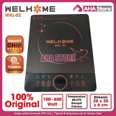 Welhome Kompor Induksi Listrik Portable WKL-02