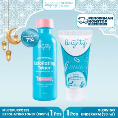 Brighty Multipurpose Exfoliating Toner X Glowing Underarm