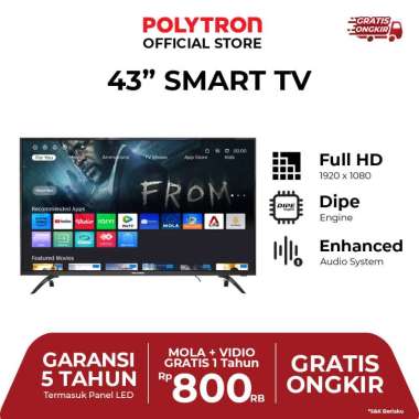 POLYTRON SMART DIGITAL TV 43" PLD 43CV8869