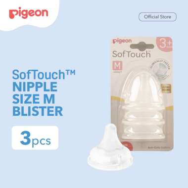 Pigeon PR020274 Softouch Plus Nipple 3Pcs Blister M